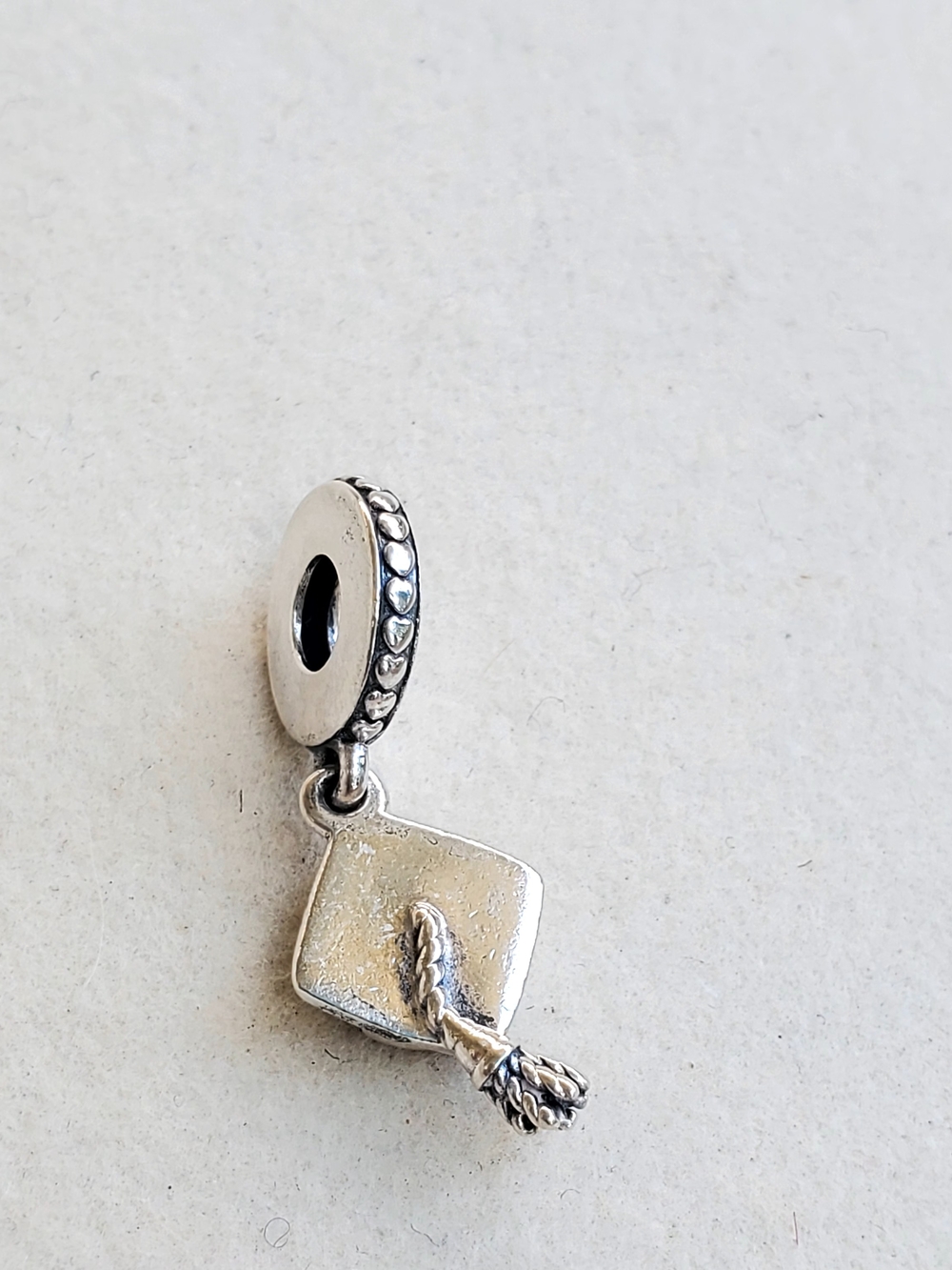 Pandora Silver Graduation Cap Dangle Charm